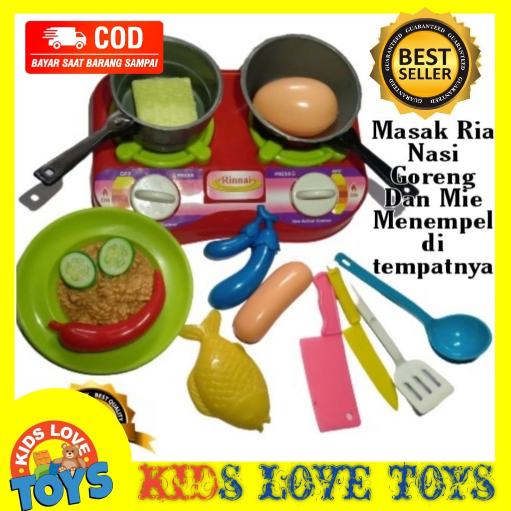 MAINAN ANAK MASAK MASAKAN / MAINAN PEREMPUAN KS 139 119 MASAK MASAKAN NASI GORENG PROMO TERMURAH COD