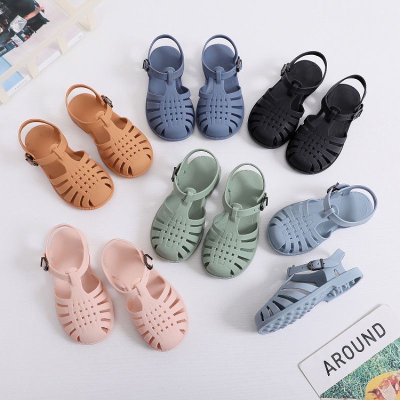 Meisha doff kids/jelly shoes kids/sandal anak import/sandal anak karet/sandal sepatu anak jelly/jelly shoes kids/sepatu sandal slippers/sepatu sandal couple mom and kids