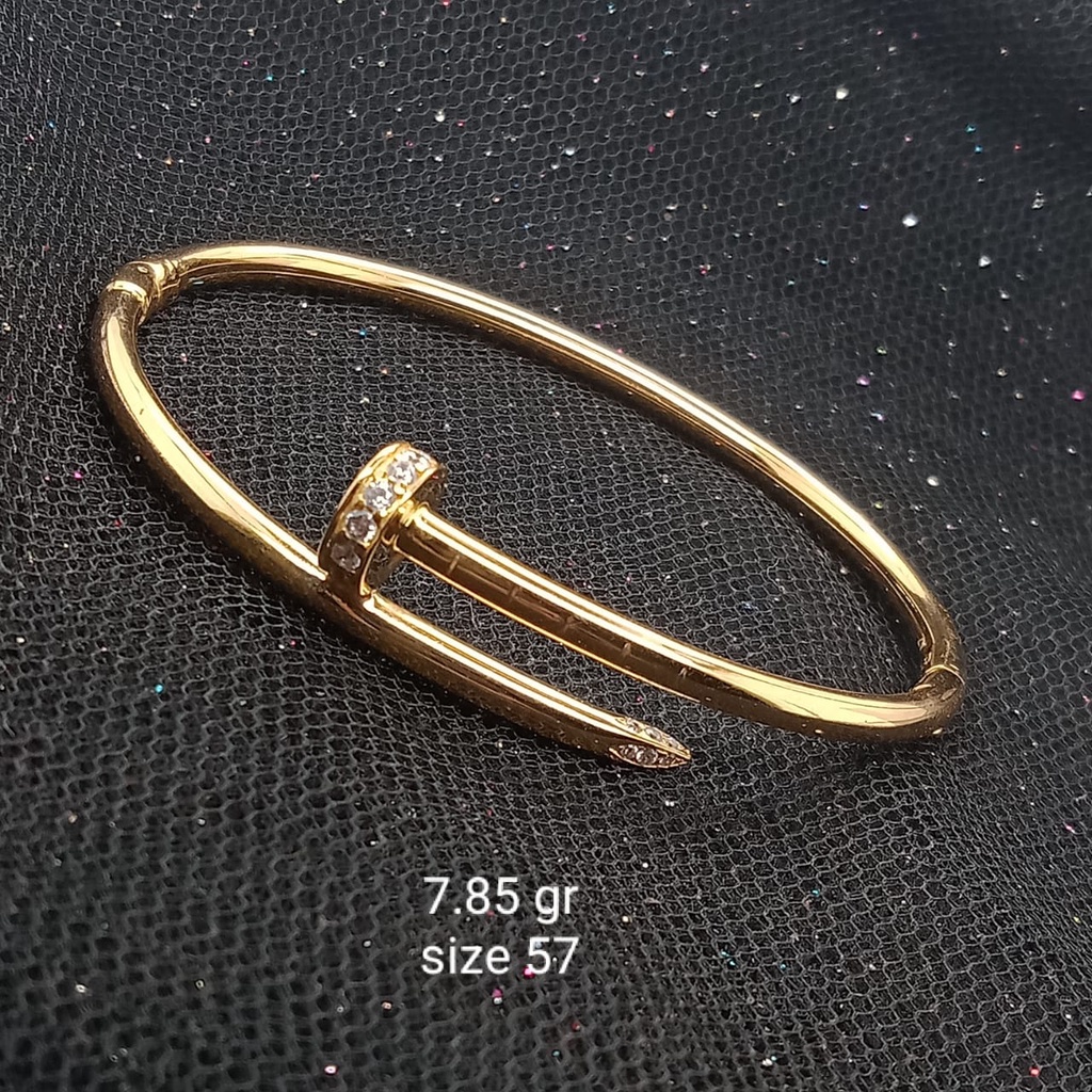 Gelang Emas 17K - 7.85 gr Kadar 750 - 583