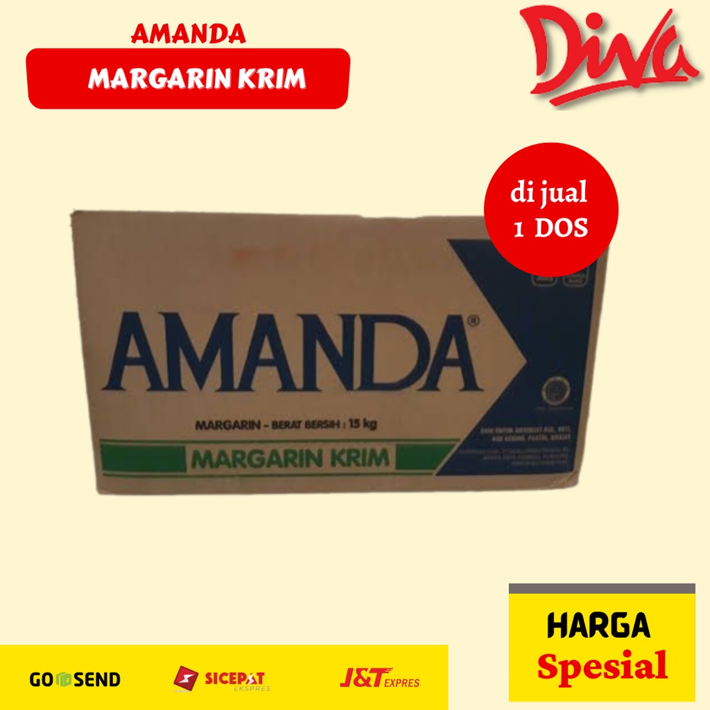 

15kg Amanda Margarin Krim / Mentega Amanda Kuning Kemasan [1 DOS]