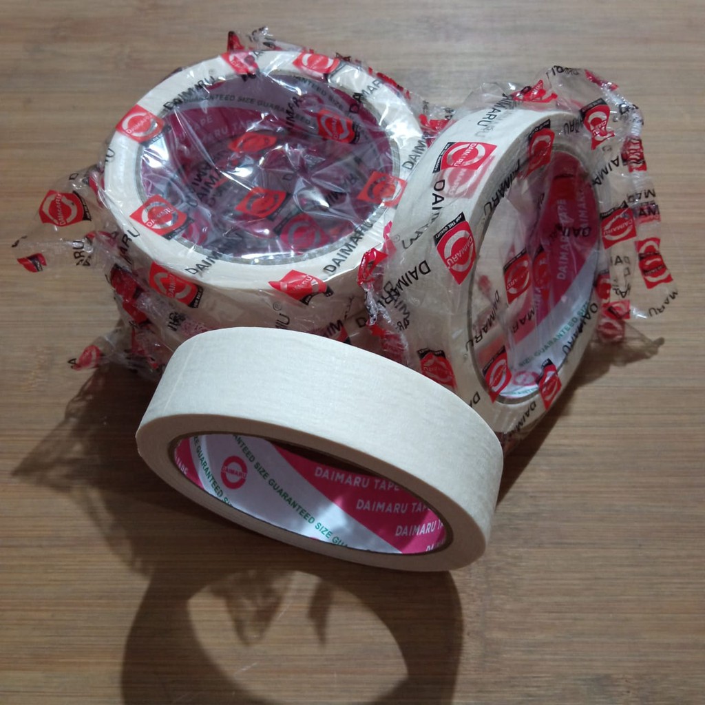 

MASKING TAPE 24mm DAIMARU/ISOLASI KERTAS 1 INCH DAIMARU