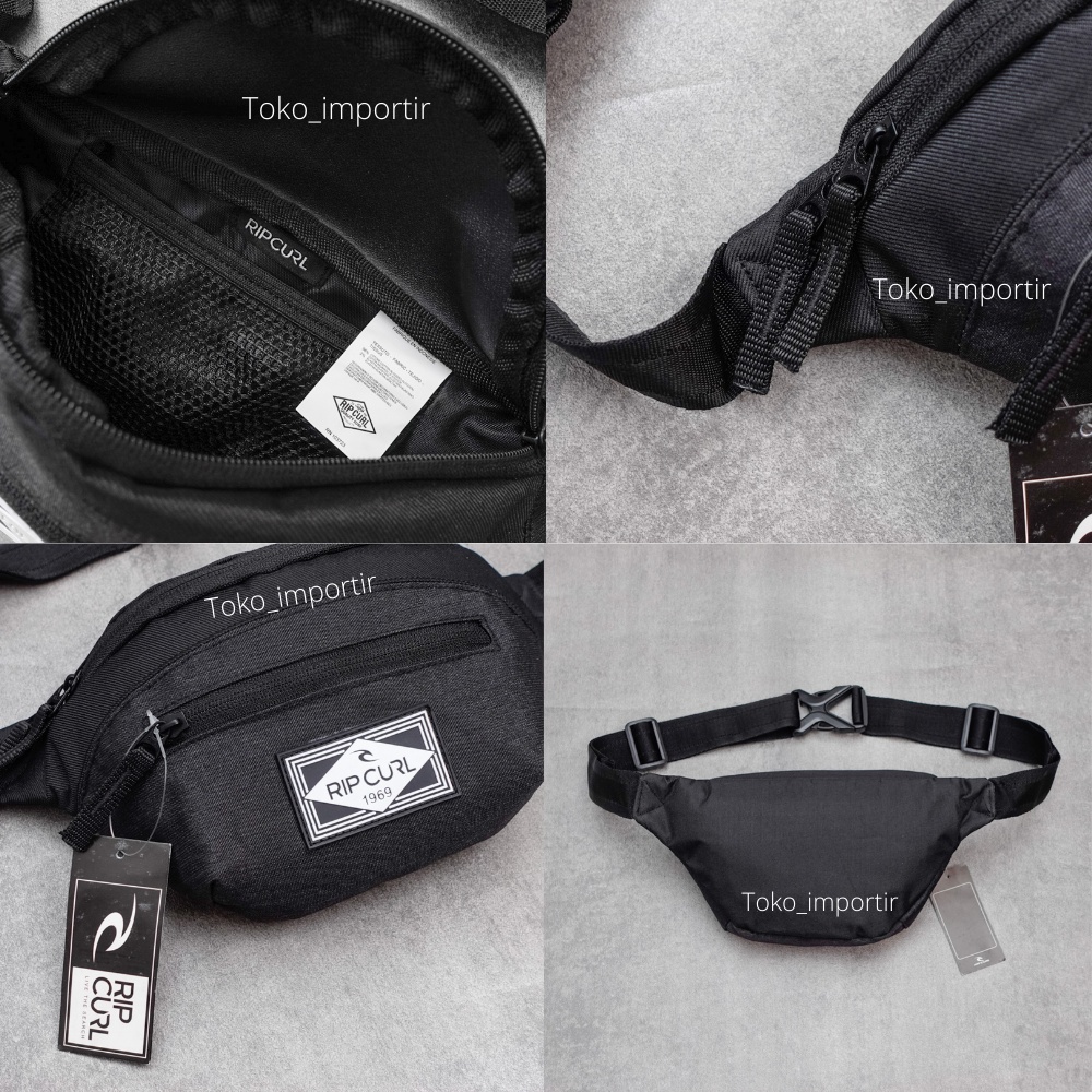 Waistbag Ripcurl Mirror Original Tas Pinggang Pria Kualitas Import Full Tag