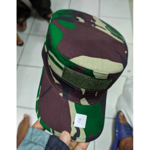 Topi pdl komando loreng tni