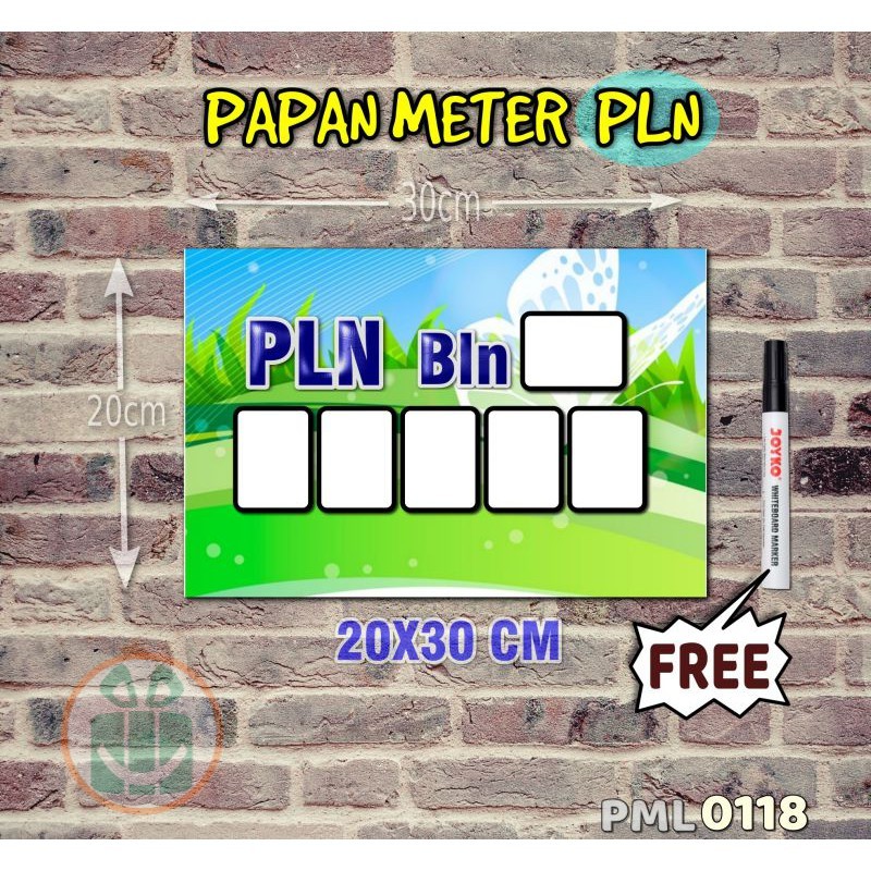 

SBC Papan Meter Listrik PLN PAM motif Unik - Floral 18