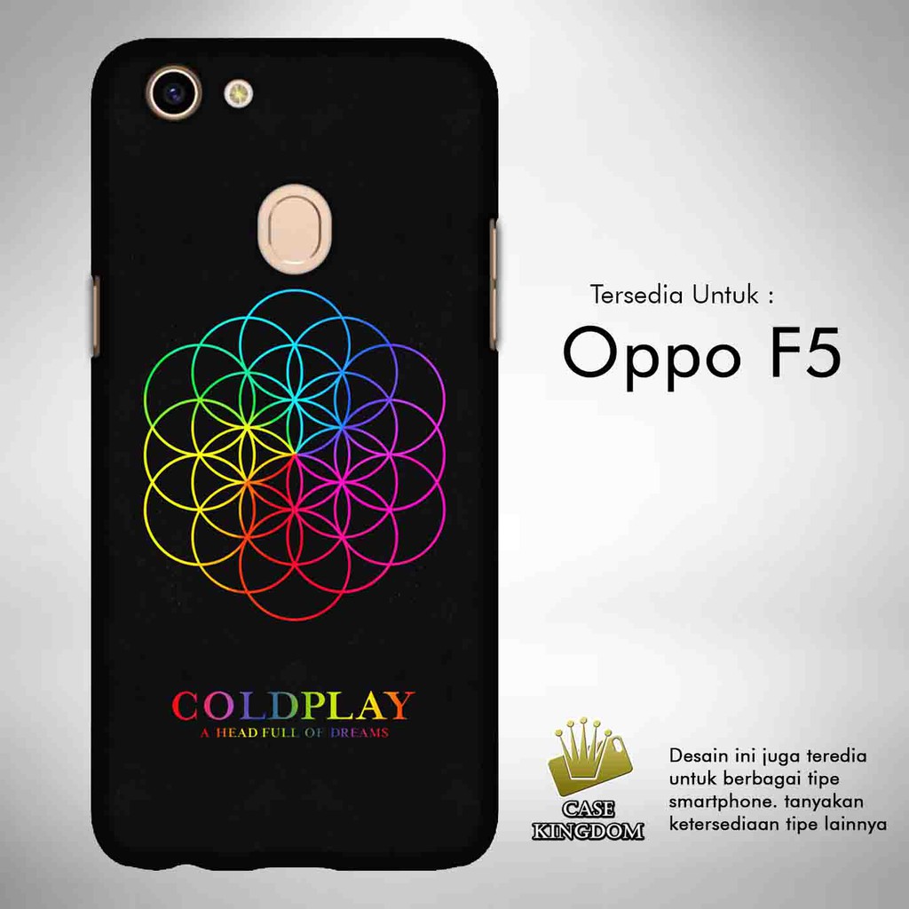 Coldplay 1 Casing Custom Hardcase Oppo F5 Case Cover