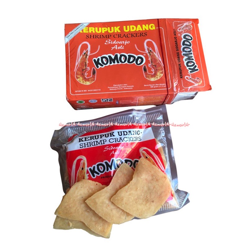 Kerupuk Udang Shrimp Crackers 500gr Komodo Krupuk Udang Asli Sidoarjo Kerupuk Udang Besar Jumbo