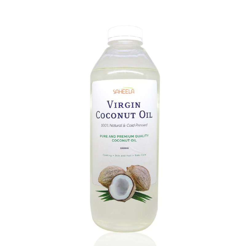 

VCO Virgin Coconut Oil 1000 ml - VCO Saheela - Minyak Kelapa Murni TokoShobi