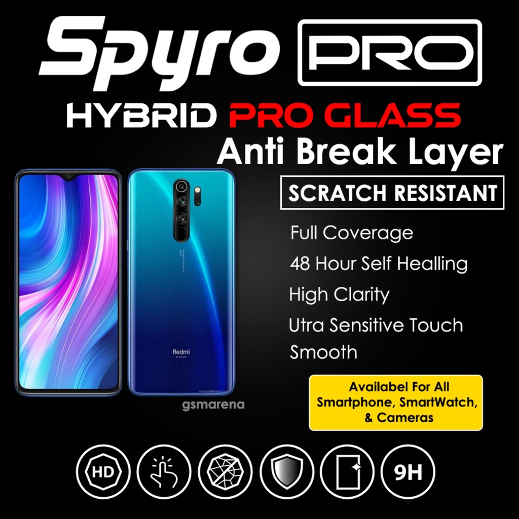 PREMIUM HYDROGEL REDMI NOTE 8 PRO ANTI GORES FULL SCREEN PROTECTION