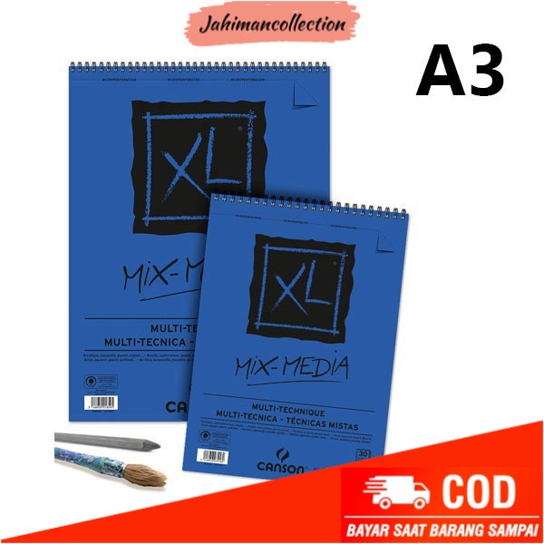 

✨ BISA COD ✨ Canson XL Mix Media A3