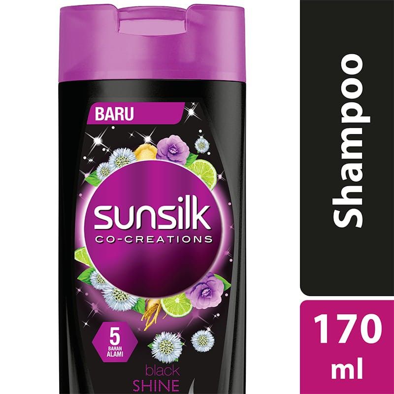 Sunsilk Co-Creations Shampoo Black Shine 340 ml/170 ml