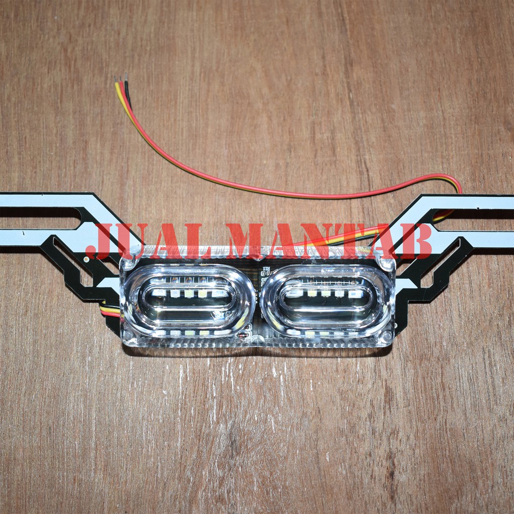 Lampu Variasi Motor l Mobil Aksesoris Lampu Strobo Pelangi 10 Mata Arus DC Lampu Plat l Kolong l Stang l Dll Universal Murah