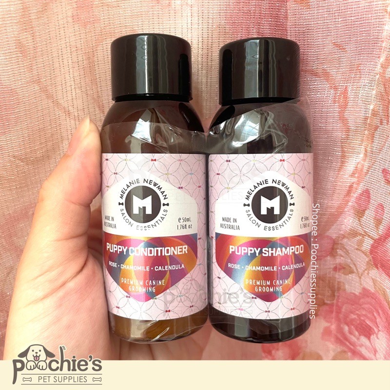Melanie Newman PUPPY Shampoo & Conditioner ( Travel Pack ) Shopee Indonesia