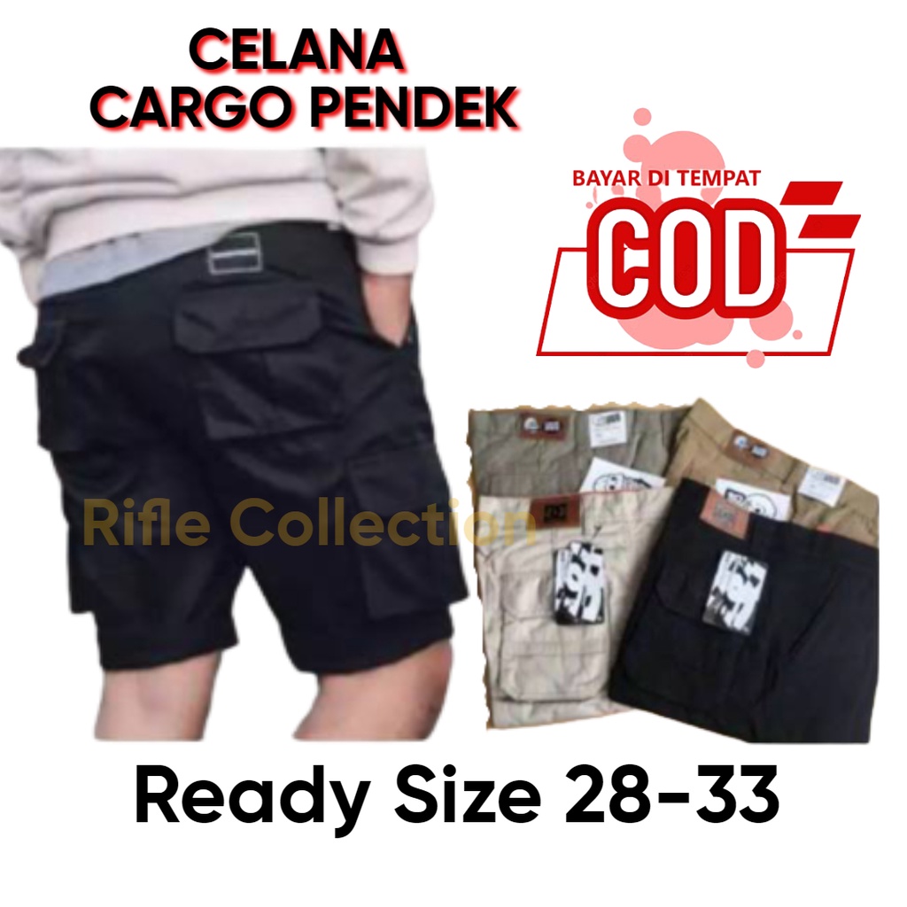 Celana Cargo Pendek Pria Skiny Terbaru Size 28-33