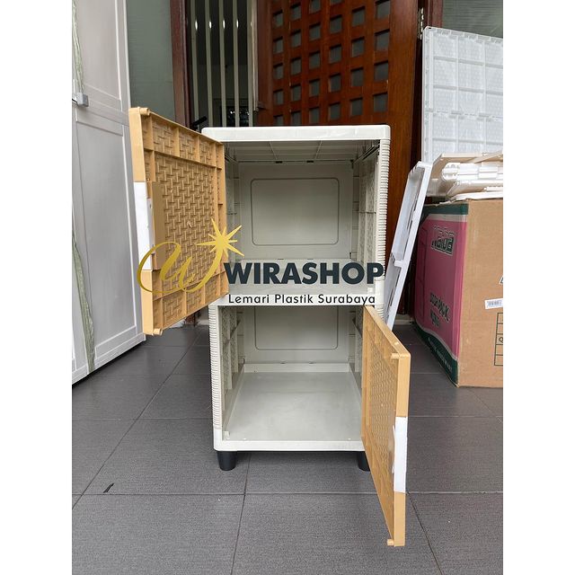 Lemari Plastik Akako Swing Susun 2 rak baju rak plastik rak serbaguna BILPIN panda akako/ lemari plastik club flip justin susun 2/ Tabitha Click Loker Serbaguna T1 Susun 2