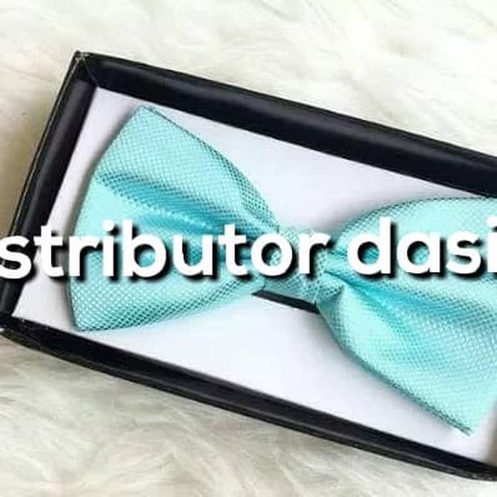 dasi kupu kupu motif bintik lux biru tosca dewasa distributor dasi