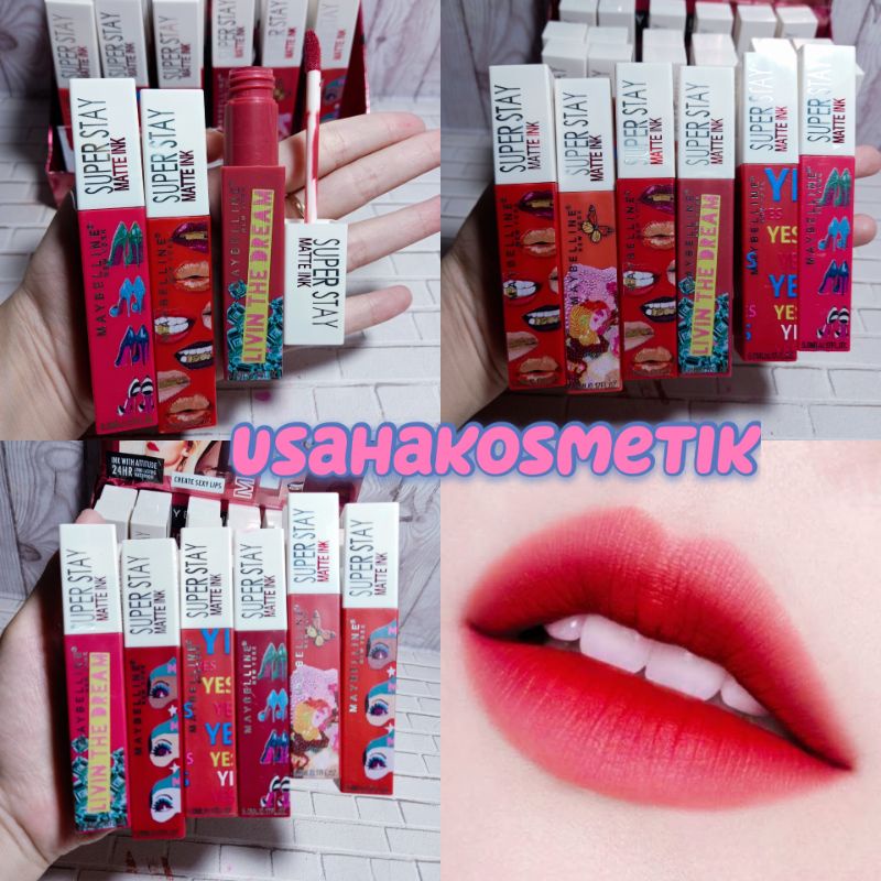 LIPGLOSS MAYBELLINE CREATE SEXY LIPS SUPER STAY 24 HOURS MATTE INK NO. TG8815/1106