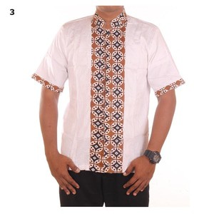 Baju Koko Batik  Azril Motif 4