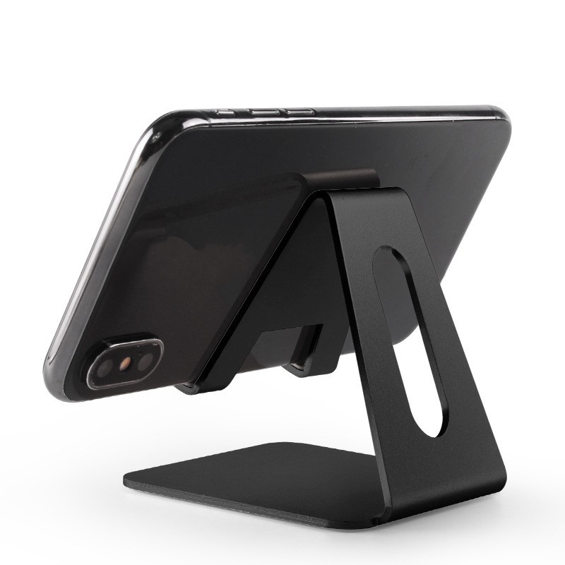 Desktop Phone Stand Aluminium Alloy Stand Tablet Phone Stand Portable Desktop Universal Kompatibel Dengan iPhone Dan Ponsel Android