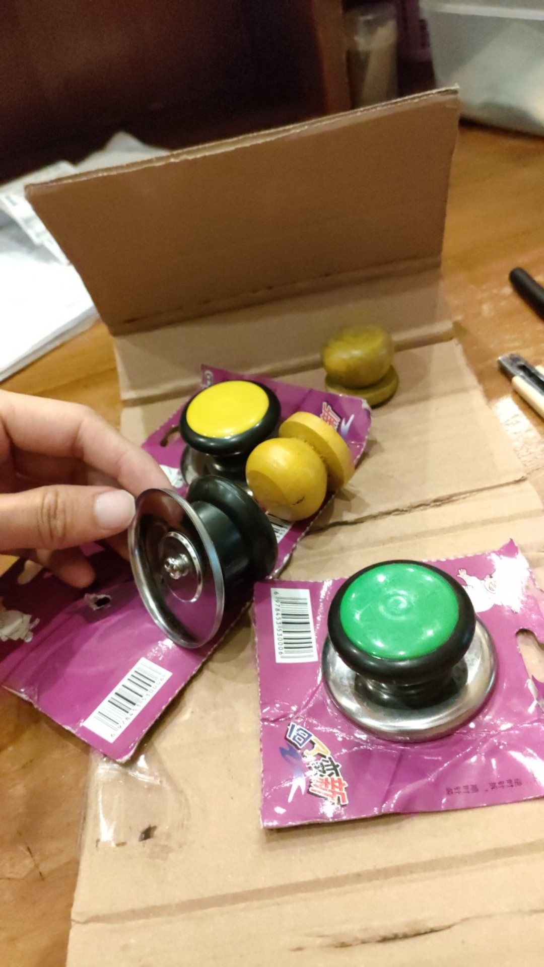 Knop Warna | Pegangan Tutup Panci | Pentol Kenop Panci