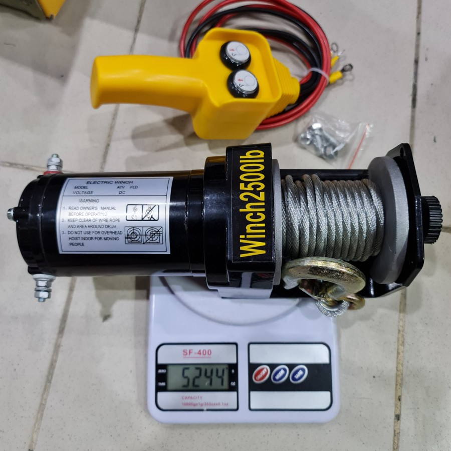 WINCH ATV HOIST 1100 KG ELECTRIC WINCH 2500 LBS