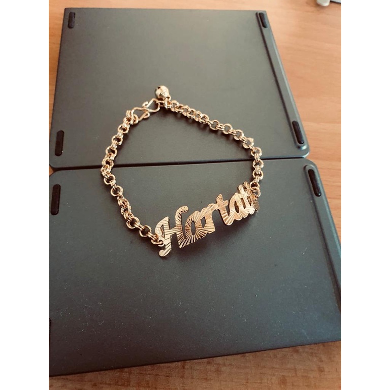 Gelang lilit korea best seller cetak nama lapis