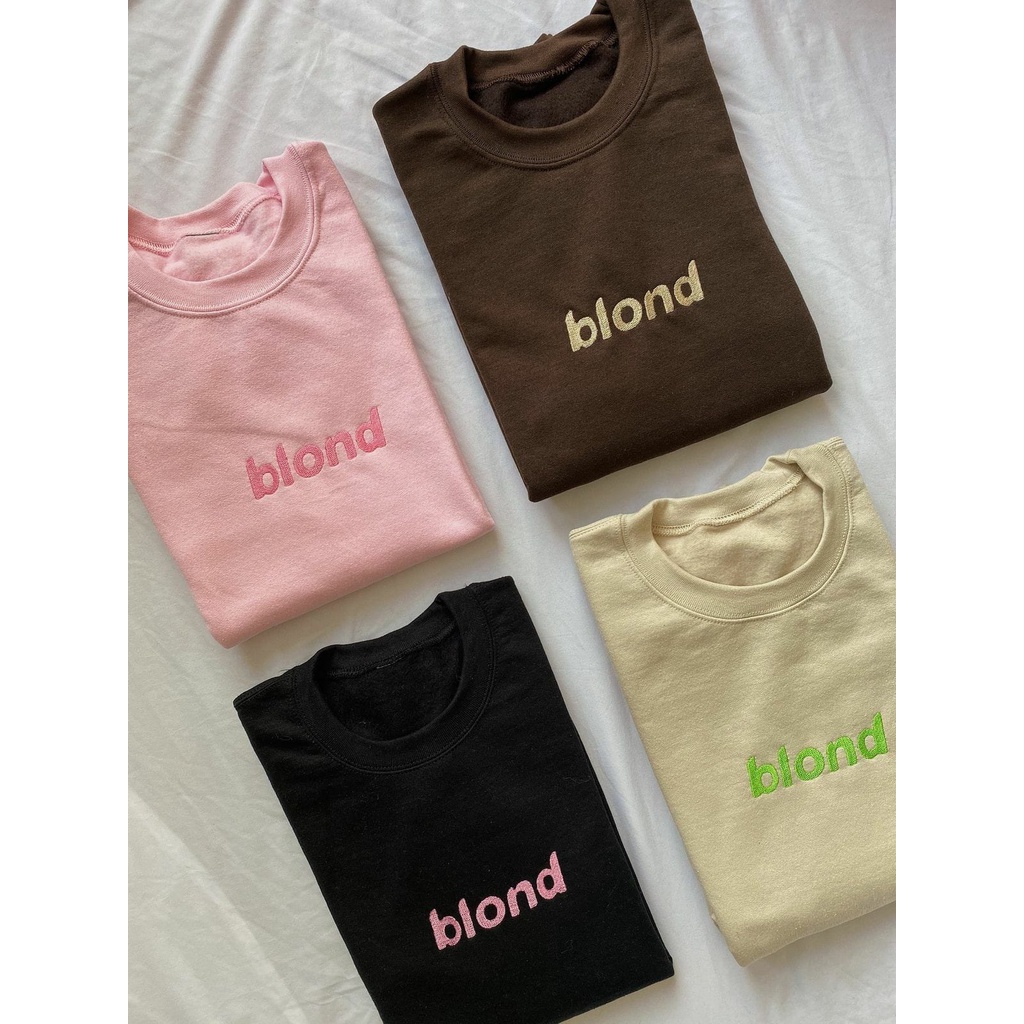 BORDIR SWEATER WANITA BLOND BORDIR / SWEATER WANITA TEBAL / SWEATER BORDIR