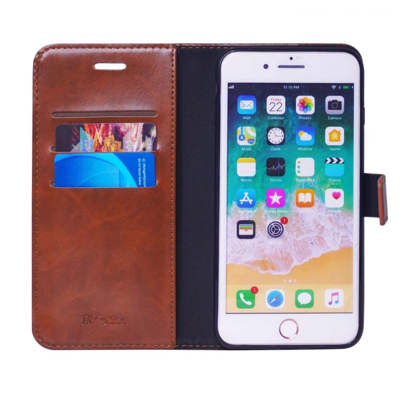 Sarung Case Hp Vivo Y71 Y83 Y93 Y12i Y91 Flip Cover Wallet Polos