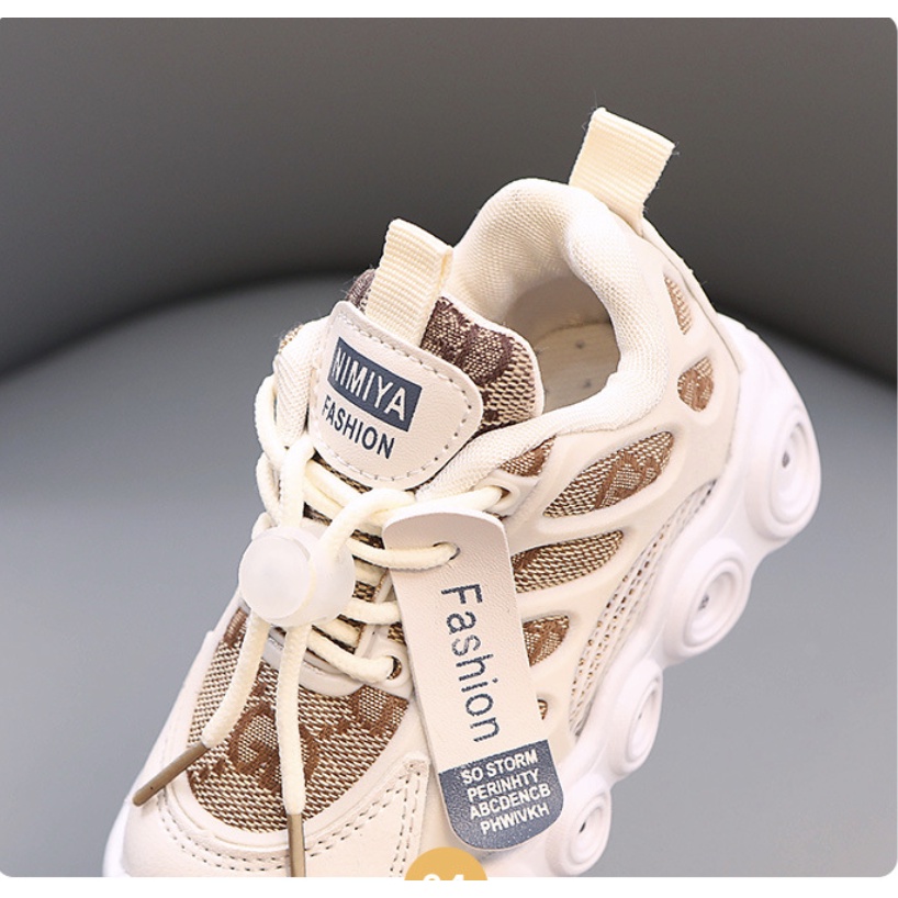 babyfit [size 21-30]sepatu lampu LED MIEWA sneakers anak import qt-0531r