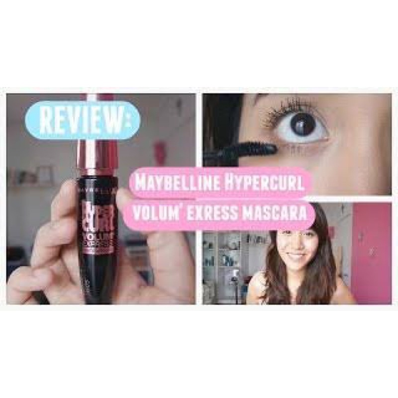 GRATIS ONGKIR BANYAK PILIHAN COD TERMURAH MASCARA MAYBELLINE HYPERCURL VOLUM EYE - MASCARA WATERPROOF