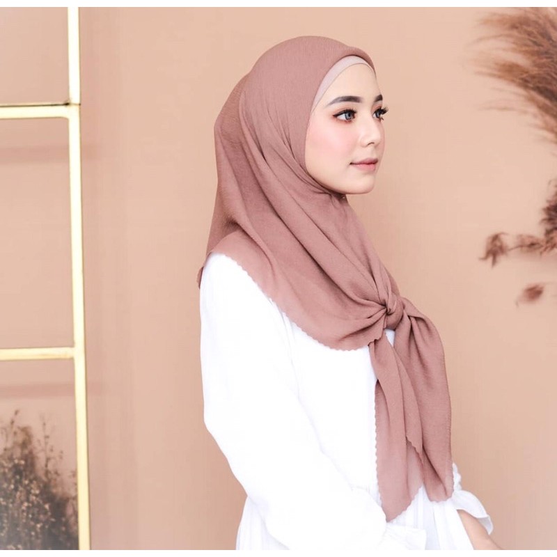 HIJAB CORNSKIN PERSEGI PANJANG