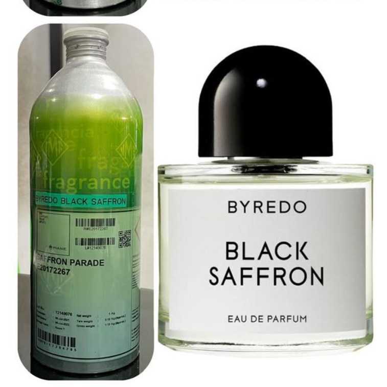 bibit parfum black saffron original 100mg murni asli