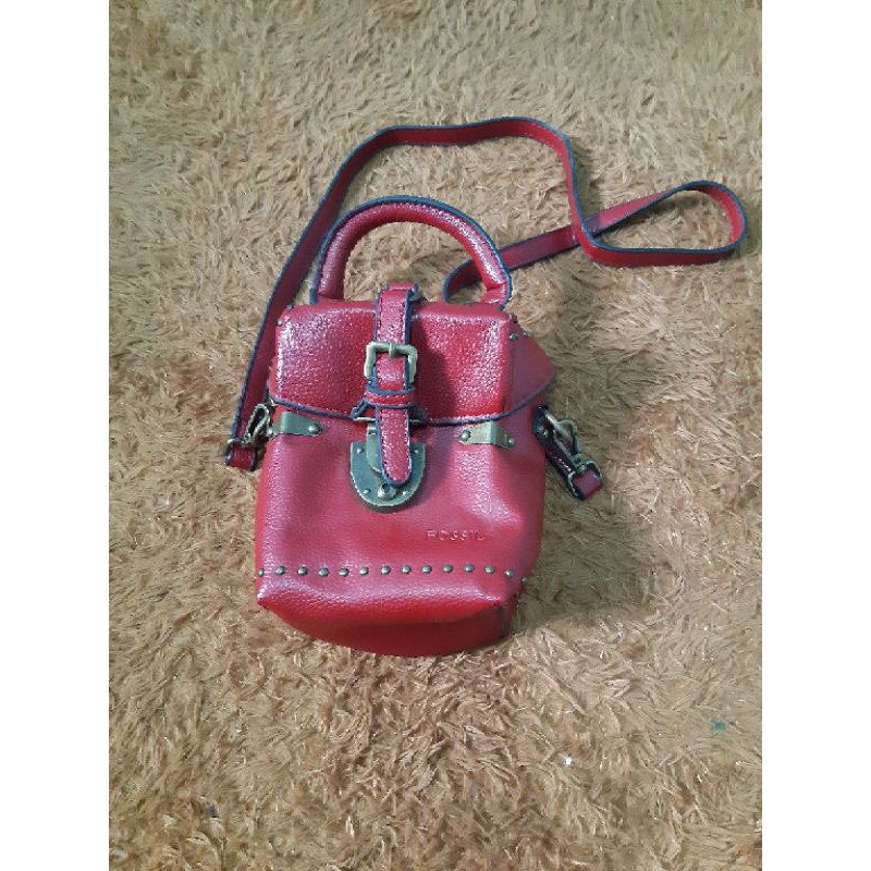 tas fossil selempang preloved