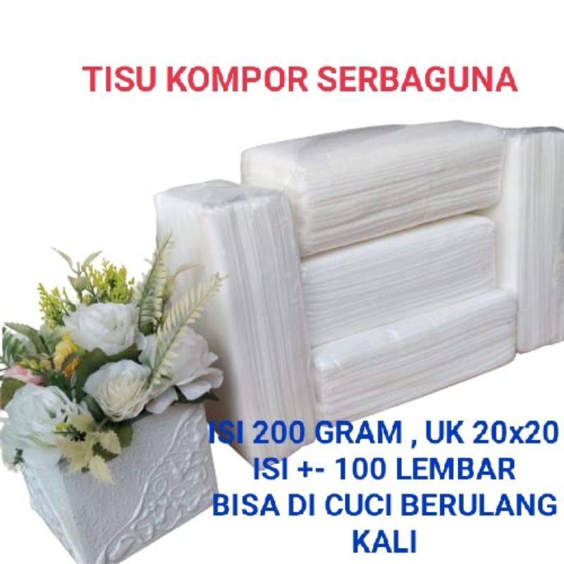 [100% ORIGINAL] TISU TISUE TISSUE KOMPOR 200GR DAPUR MINYAK SERBAGUNA UNIK BISA DICUCI AJAIB