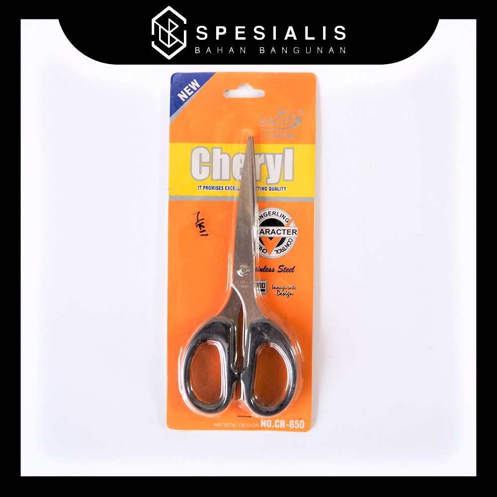 

Gunting Kertas Berkualitas 8” ESCO CHERYL Stationery CR-850
