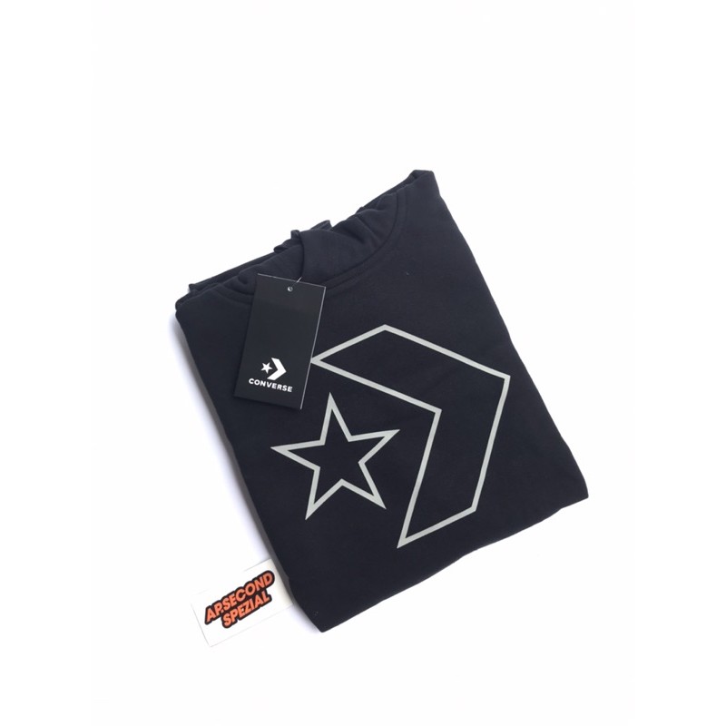 HOODIE CONVERSE CHEVRON BLACK