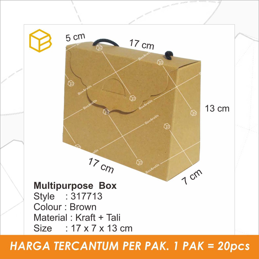 Box Kemasan Dus Gift Box Kado Souvenir Hijab Box | 317713 (20pc)