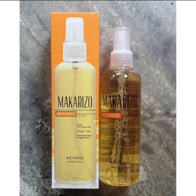 Makarizo Anti Frizz vitamin  rambut  Spray Shopee Indonesia