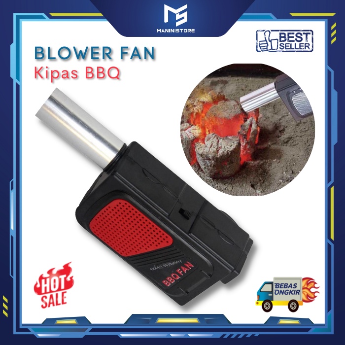 Kipas Angin BBQ Hand Blower Pemanggang Ventilator Air Blower Electric