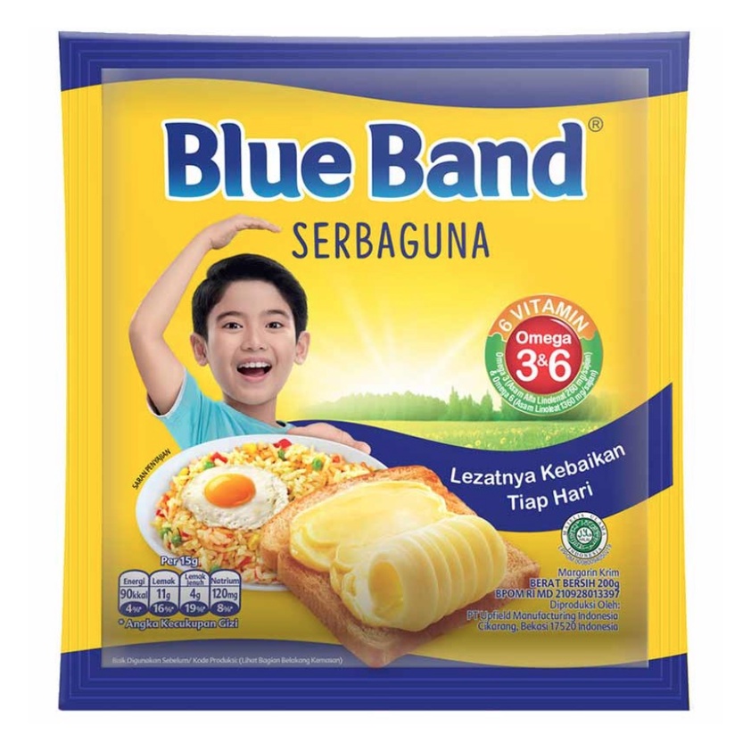 

Blue Band Serbaguna Berat Isi 200 gram