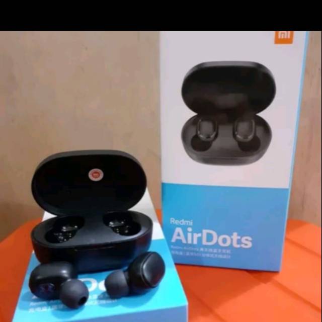 Headset xiaomi airdots bluetooth wireless earphone handset handsfree hedset henset hensfri hf