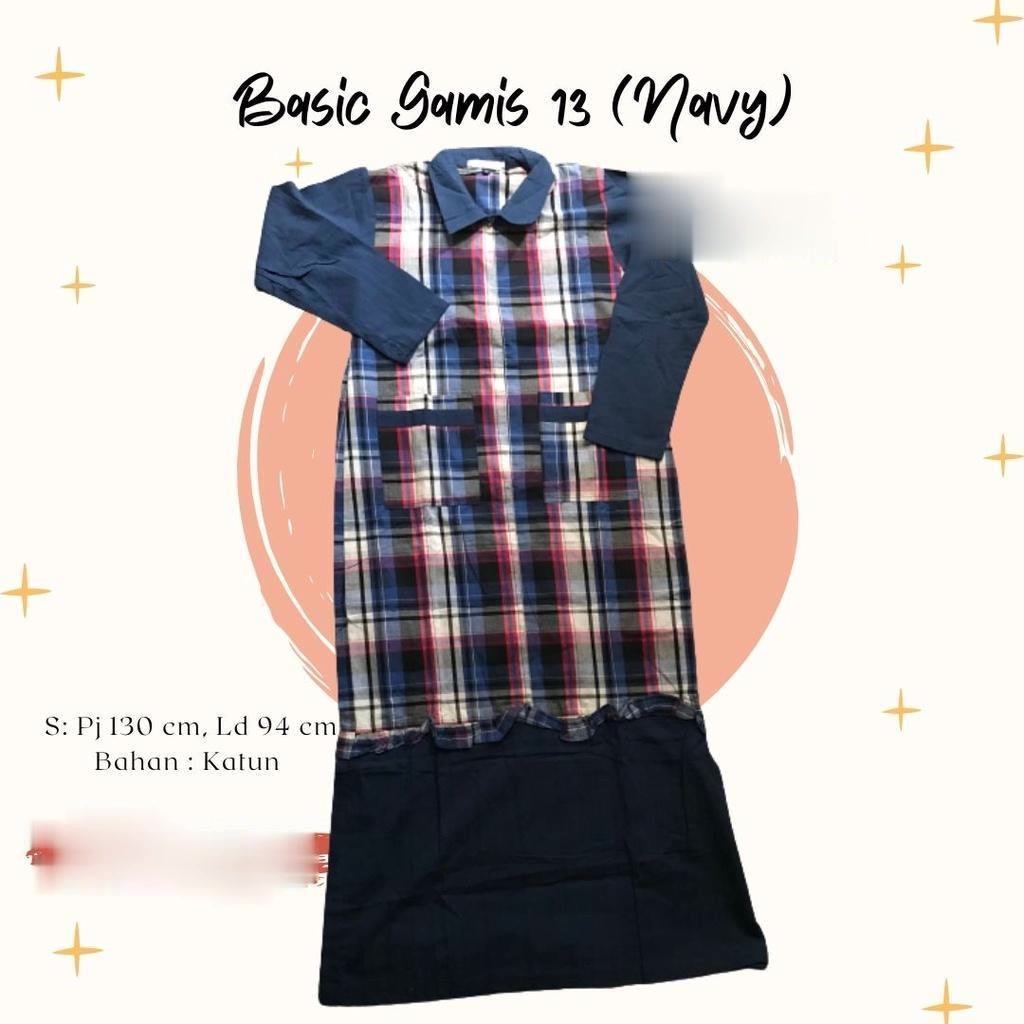 EZ PONDOK SANTRWATI MUSLIM - BASIC GAMIS 12 - BAJU HARIAN SANTRI GONTOR PUTRI - BAJU PESANTREN