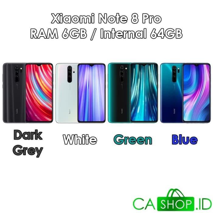 Hape/Handphone Xiaomi Redmi Note 8 Pro - 6GB 64GB (6/64) - New Baru Original Garansi - Dark Grey