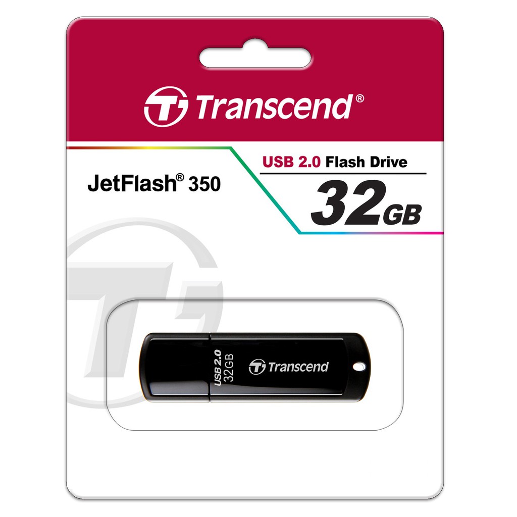 Jual Transcend Flashdisk 32GB JetFlash 350 [32 GB / USB 2.0] | Shopee ...