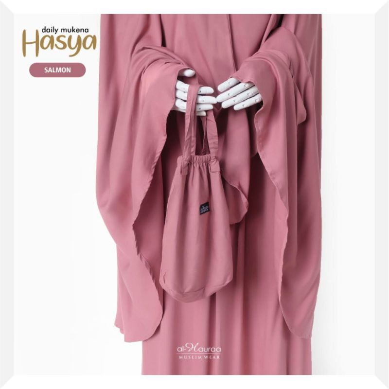 Mukena Hasya by Alhauraa - Salmon