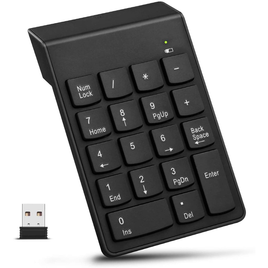 Keyboard numeric wireless mini usb 2.4ghz - Keypad angka