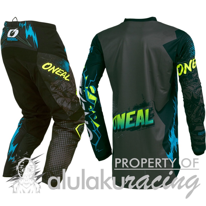 Jersey with Pants Trail Motocross MX with Custom Name &amp; Number - ON002