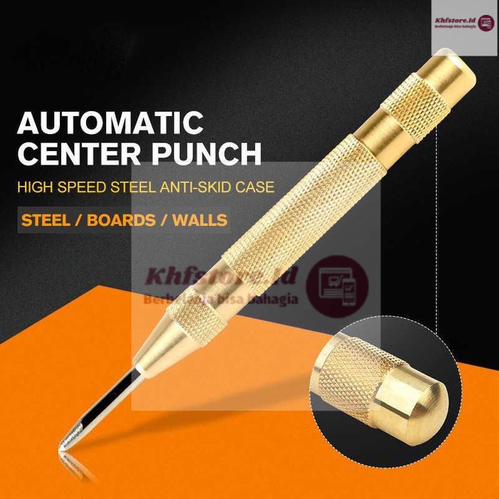 Automatic Center Punch Penanda Titik Bor 130mm - GJ0107 KHF Gold Grab Medan