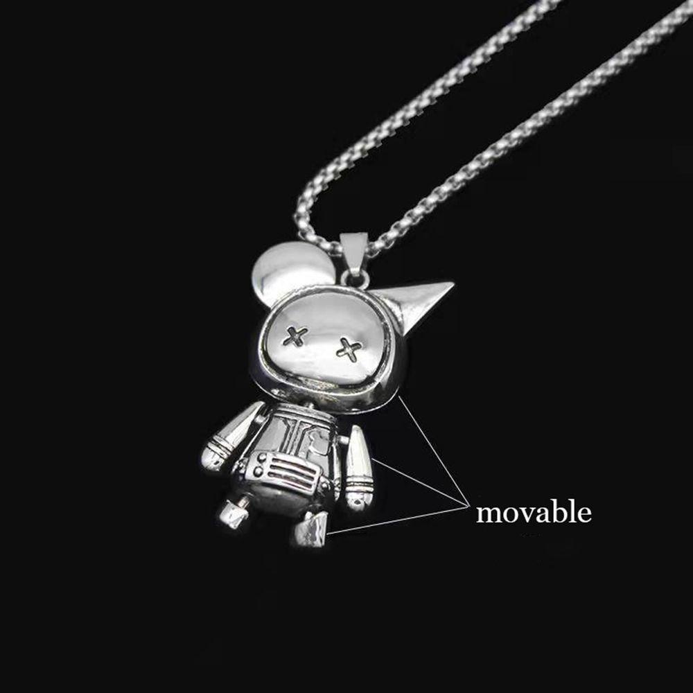 NEEDWAY Kalung Pria Keren Sederhana Wanita Hadiah Pacar Pria Pasangan Kalung Gaya Korea Necklace