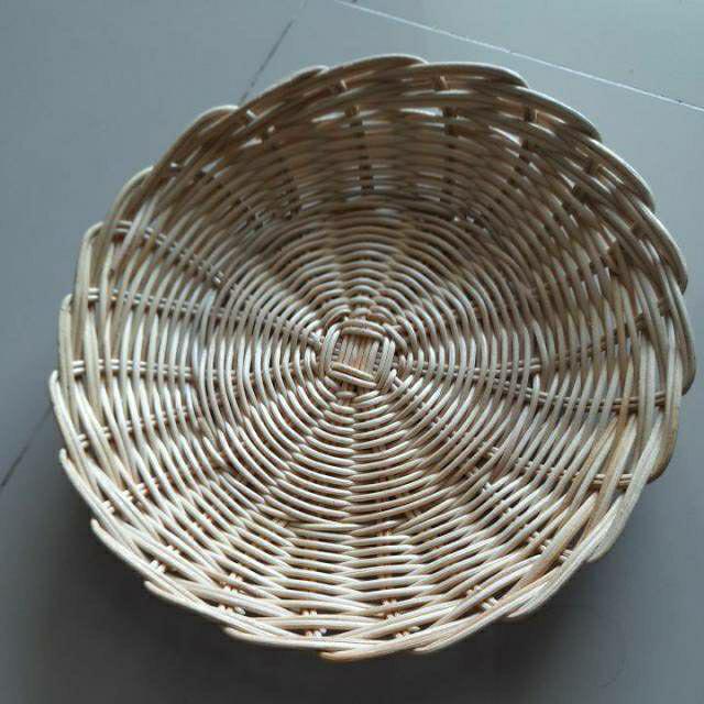 Supplier Piring Rotan Vernis - Piring Pernis Bahan Rotan - Piring Phinising Dari Rotan - Piring Unik