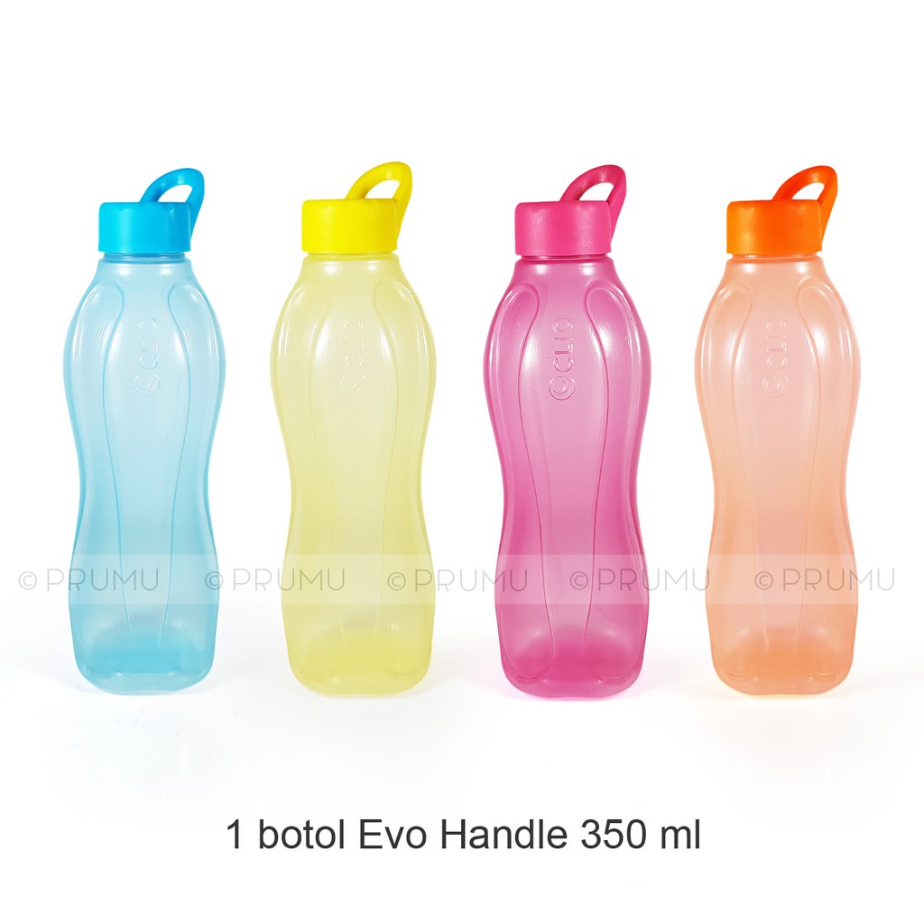 Botol Minum Evo Handle 350ml - Botol Minum Plastik - Botol Minum Anak - Souvenir Ulang Tahun Anak